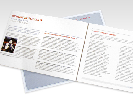 SDSU Women in Politics Brochure