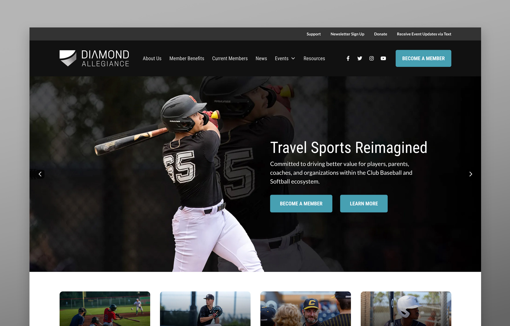 Diamond Allegiance website image