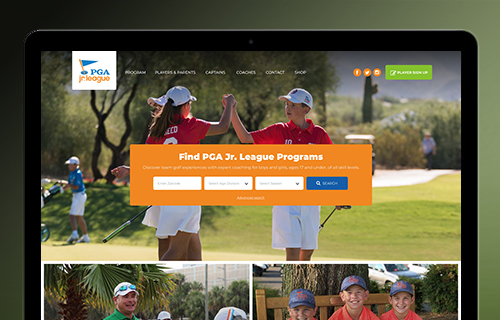 PGA Jr LEague website image