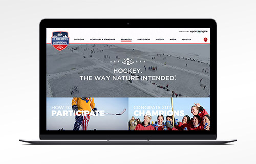 US Pond Hockey website image